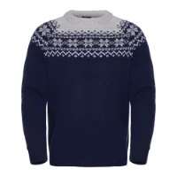 Gridarmor Men's Snøkrystall Round Neck Ullgenser Gridarmor Men's Snøkrystall Round Neck Ullgenser
