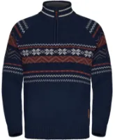 Gridarmor Men's Snøstjerne Half Zip Ullgenser