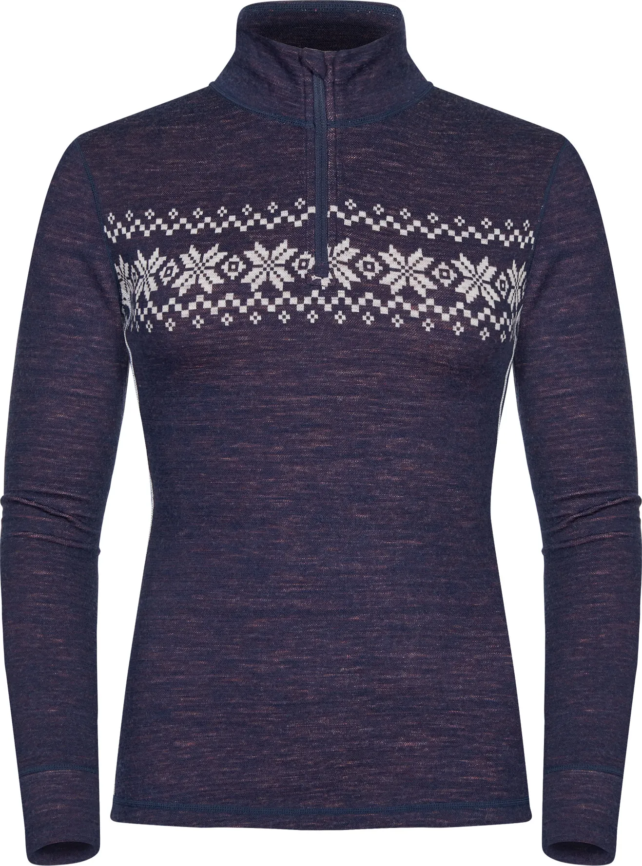Gridarmor Women's Snøkrystal Jacquard Ullgenser