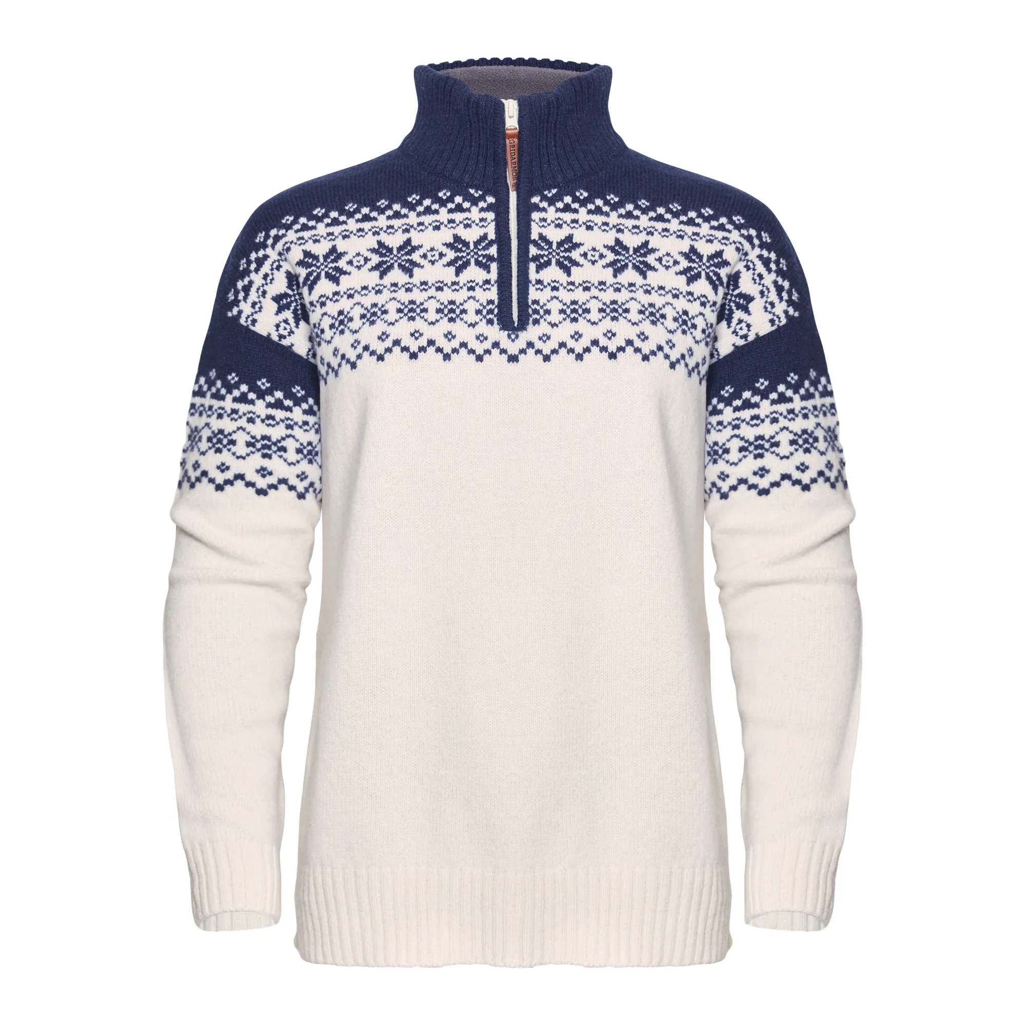 Gridarmor Women's Snøkrystall Half Zip Ullgenser