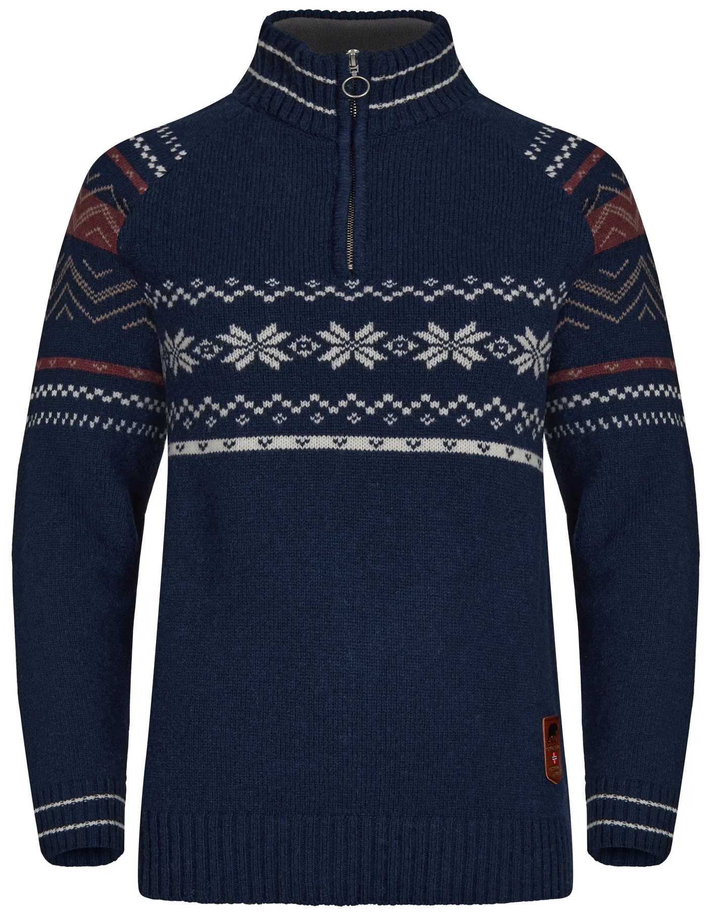 Gridarmor Women's Snøstjerne Half Zip Ullgenser
