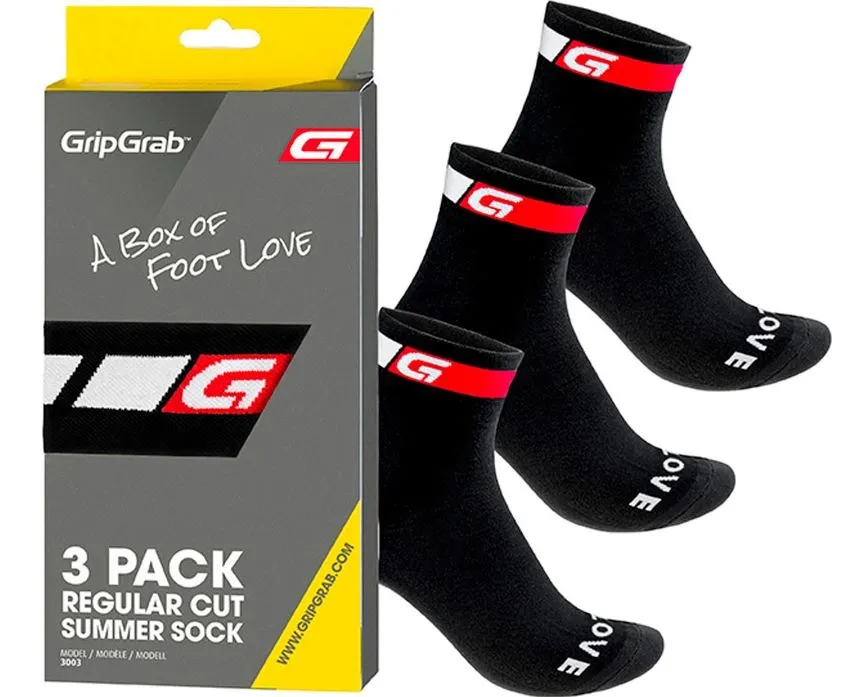 GripGrab Classic Regular 3-Pack Sokker