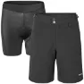 GripGrab Flow 2-i-1 Tekniske Sykkelshorts Dame Sort