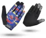 GripGrab Rebel Camo Hansker, Blå/svart