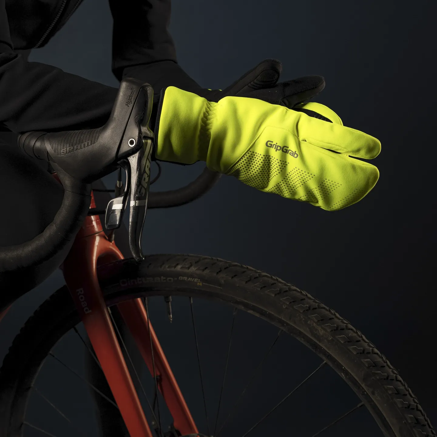 GripGrab Ride Deep Winter Lobster Hanske