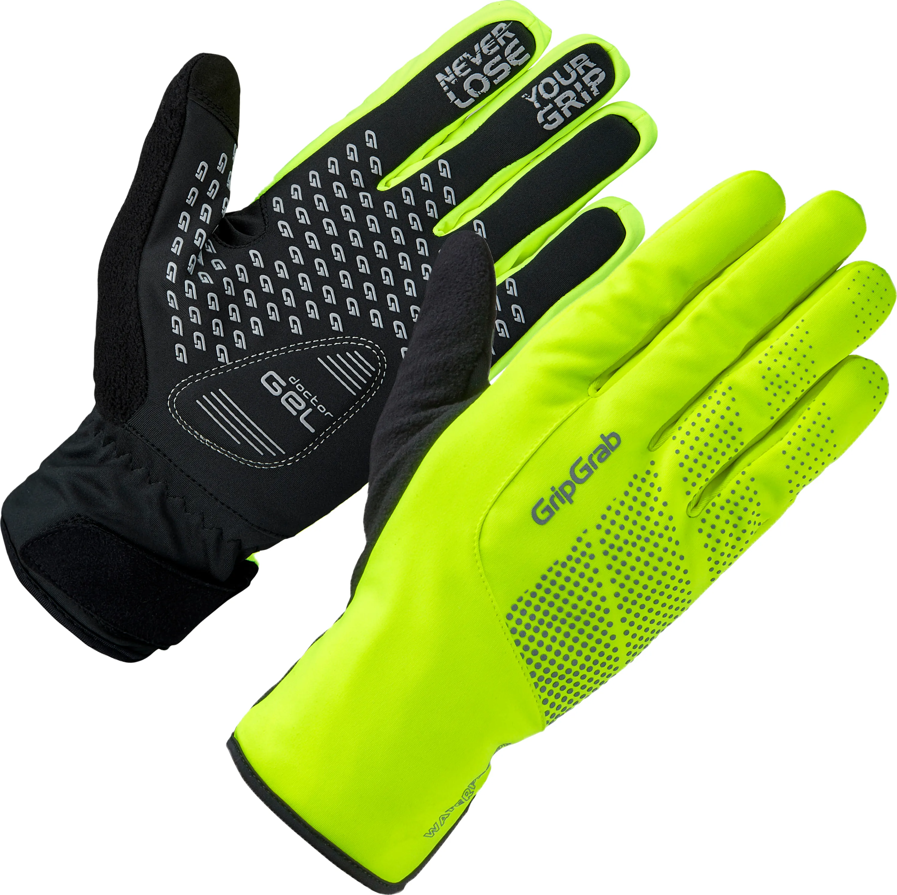 GripGrab Ride Water Hi-Vis Sykkelhansker