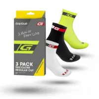 GripGrab Tricolore Regular 3-Pack Sokker GripGrab Tricolore Regular 3-Pack Sokker