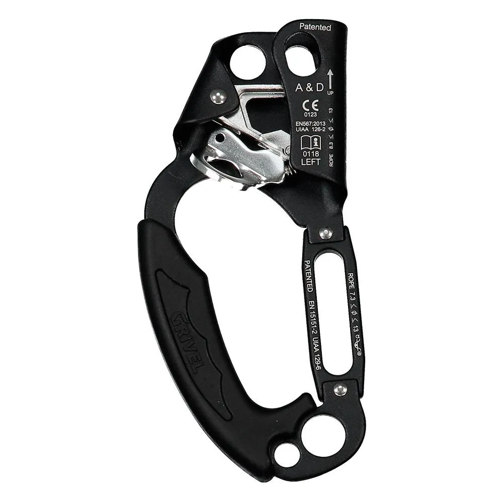 Grivel A&d Venstre Opp-/nedstigning, Black, One Size