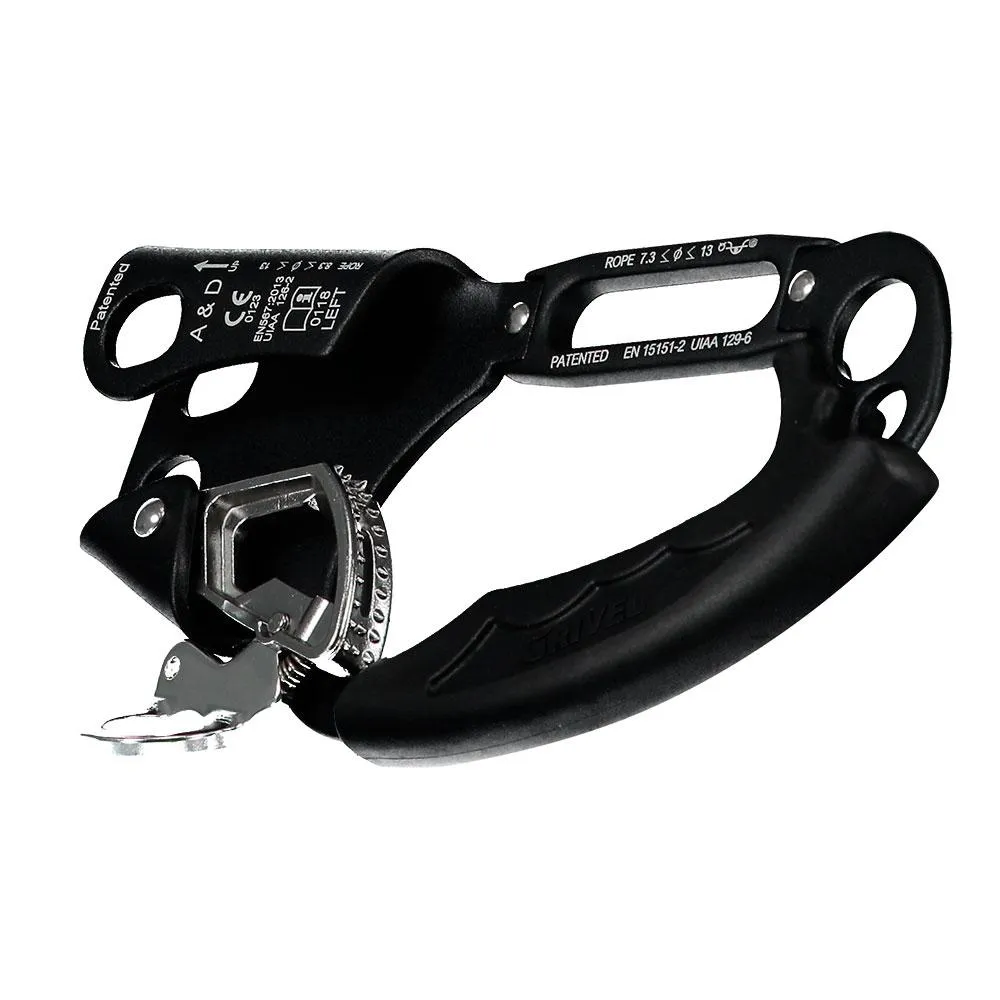 Grivel A&d Venstre Opp-/nedstigning, Black, One Size
