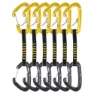 Grivel Alpine Plume Captive K3wc+k3w Quickdraw 6 Enheter, Black / yellow, 16cm