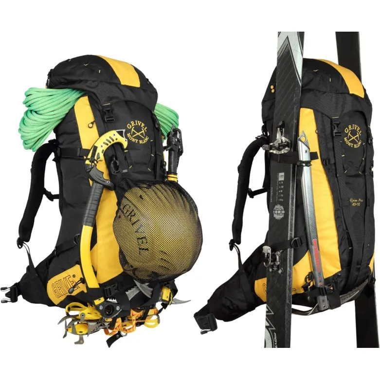 Grivel Alpine Pro Ryggsekk, Black / yellow