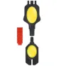 Grivel Antibott Rambo 4 antiklabbplate, Black / yellow, One Size