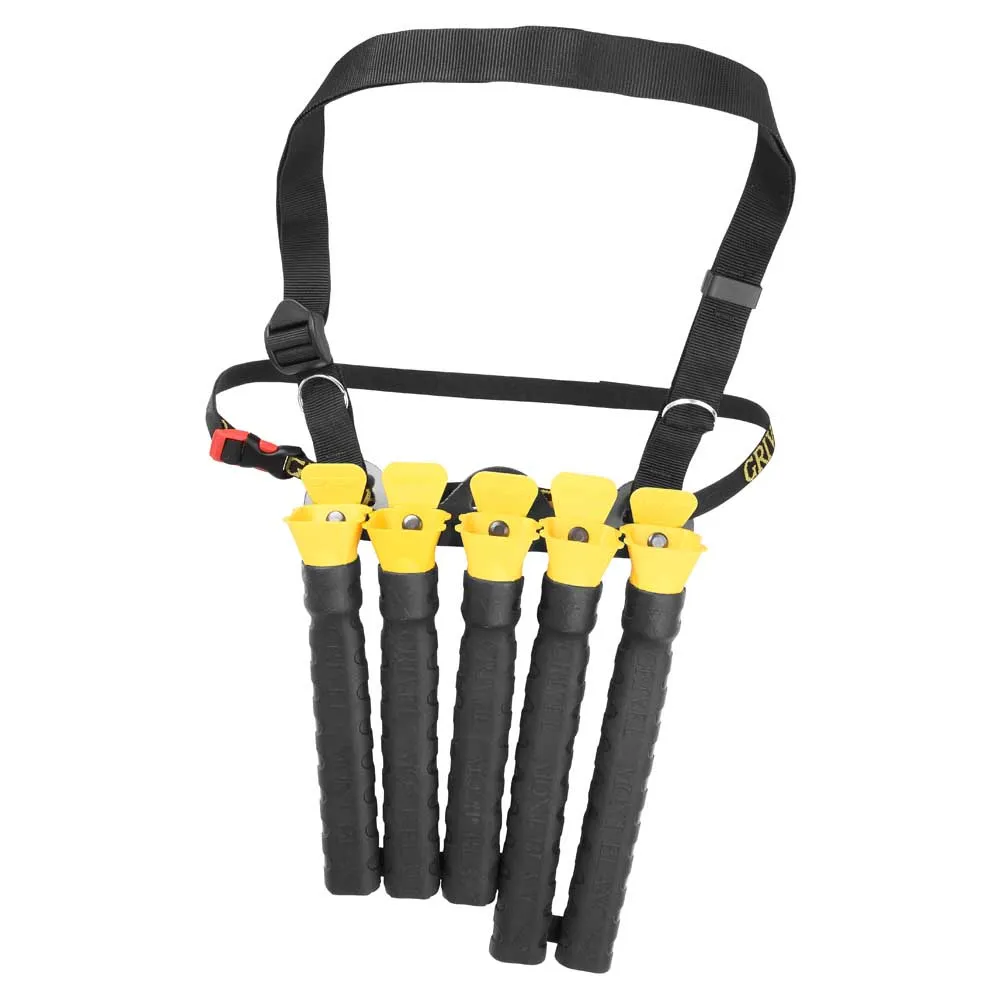 Grivel Panfløyteetui 5 Enheter, Black, One Size Grivel Panfløyteetui 5 Enheter, Black, One Size