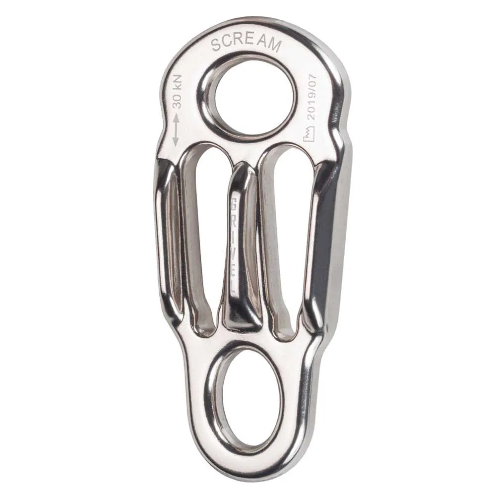 Grivel Scream Kit Sikringsbrems, Grey / orange, One Size