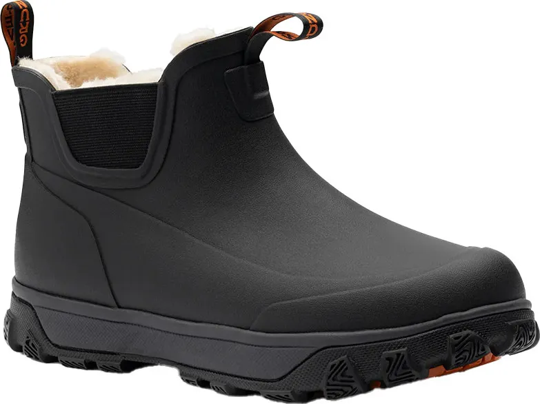 Grundens Men's Deviation Sherpa Ankle Boot, Black