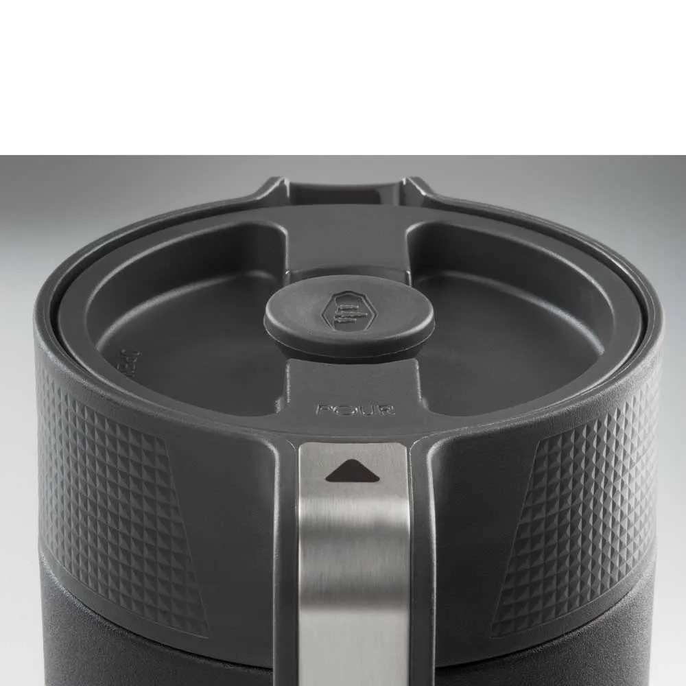 GSI Glacier Javapress 980ml Kaffetrakter, Silver / black, One Size GSI Glacier Javapress 980ml Kaffetrakter, Silver / black, One Size
