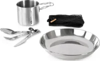 GSI Glacier Stainless 1 Person Set GSI Glacier Stainless 1 Person Set