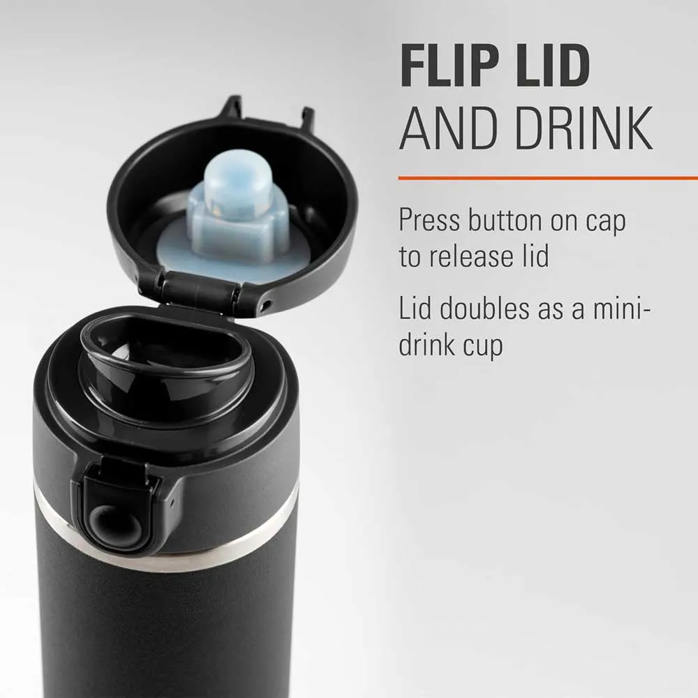 GSI Microlite Flip 500ml Termosflaske, Black, One Size