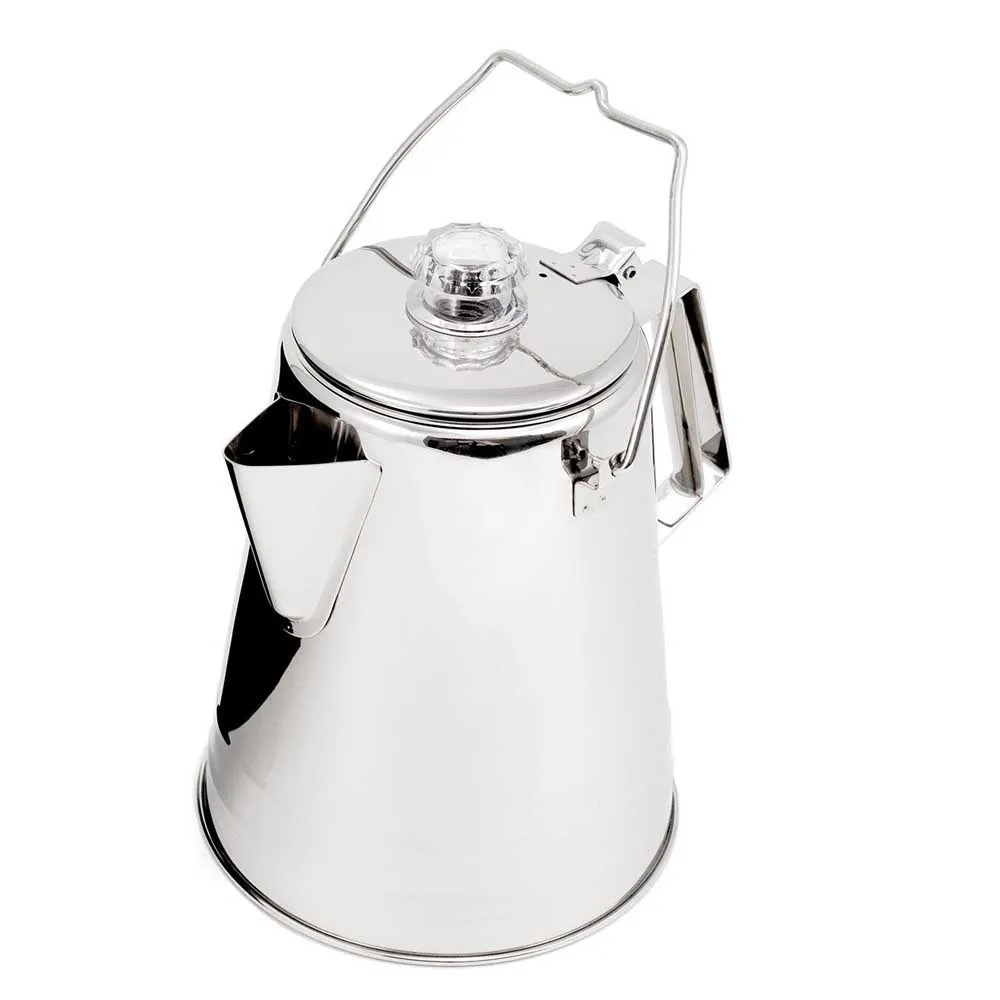 GSI Rustfritt Stål Glacier Kaffetrakter 14 Kopp, Silver, One Size GSI Rustfritt Stål Glacier Kaffetrakter 14 Kopp, Silver, One Size