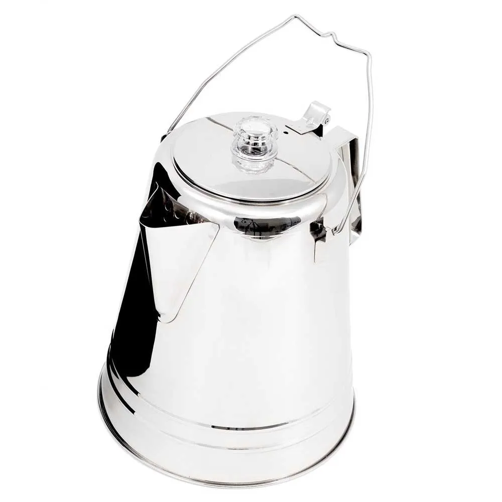 GSI Rustfritt Stål Glacier Kaffetrakter 14 Kopp, Silver, One Size GSI Rustfritt Stål Glacier Kaffetrakter 14 Kopp, Silver, One Size