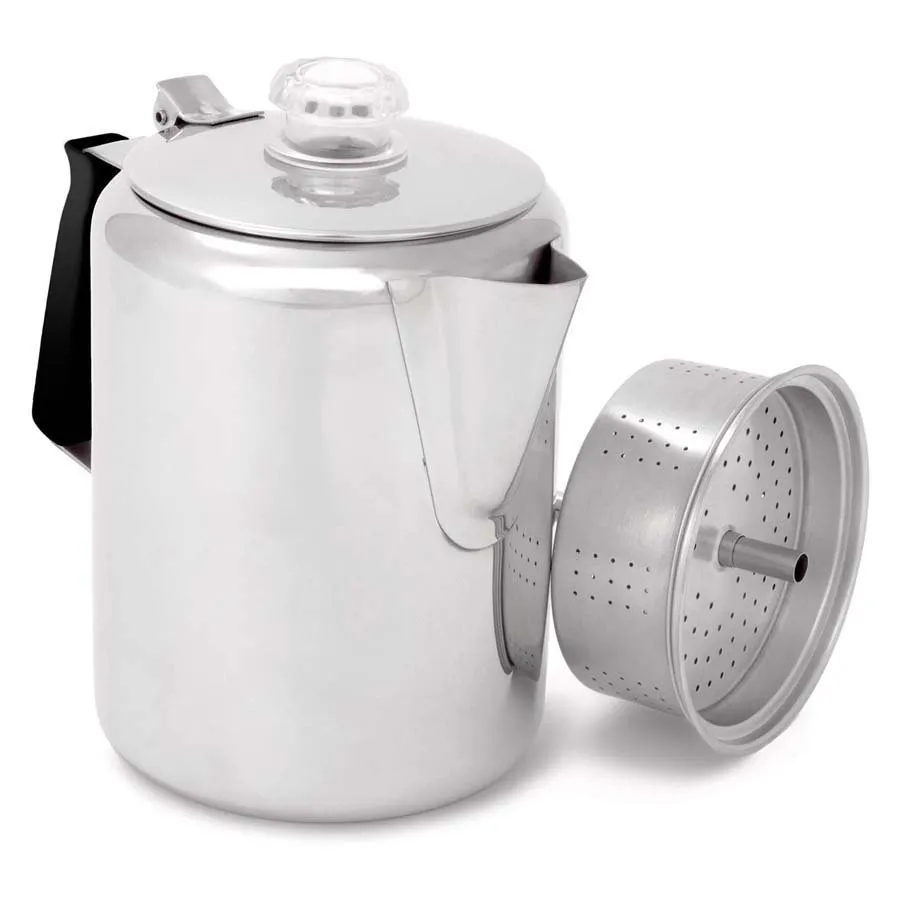 GSI Rustfritt Stål Silikon Glacier Kaffetrakter Med Håndtak 3 Kopp, Silver, One Size GSI Rustfritt Stål Silikon Glacier Kaffetrakter Med Håndtak 3 Kopp, Silver, One Size
