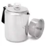 GSI Rustfritt Stål Silikon Glacier Kaffetrakter Med Håndtak 3 Kopp, Silver, One Size