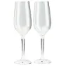 GSI Sett Med Stabelbare Champagneglass 2 Enheter, Clear, One Size