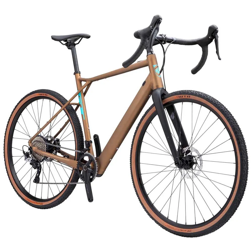 GT Bicycles Egrade Amp 700 2021 Elektrisk Grussykkel, Satin bronze / aqua, L, Elsykkel GT Bicycles Egrade Amp 700 2021 Elektrisk Grussykkel, Satin bronze / aqua, L, Elsykkel