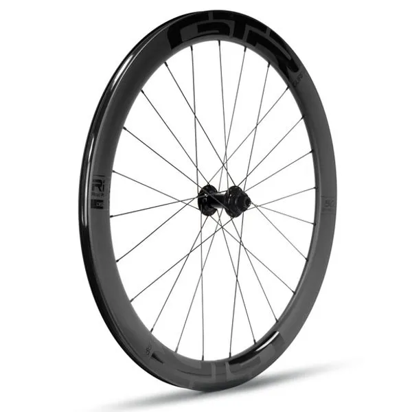 GTR Rr50 Carbon Cl Disc Tubular Forhjul For Landeveissykkel, Black, 12 x 100mm GTR Rr50 Carbon Cl Disc Tubular Forhjul For Landeveissykkel, Black, 12 x 100mm
