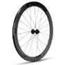GTR Rr50 Carbon Cl Disc Tubular Forhjul For Landeveissykkel, Black, 12 x 100mm