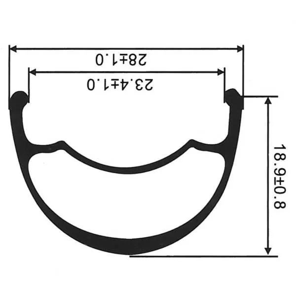 GTR Sl23 27.5´´ Cl Disc Tubeless Terrengsykkel Forhjul