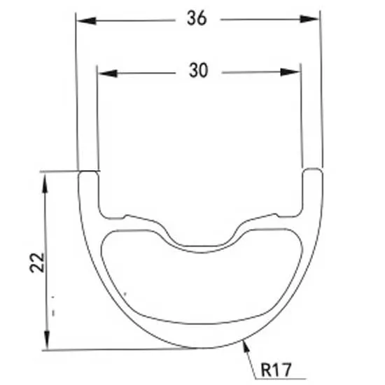 GTR Sl25 29´´ Cl Disc Tubeless Terrengsykkel Forhjul