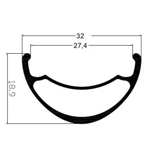 GTR Sl27 27.5´´ Cl Disc Tubeless Terrengsykkel Forhjul