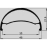 GTR Sl35 29´´ Cl Disc Tubeless Terrengsykkel Forhjul