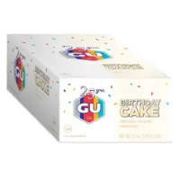 GU Boks Med Energigeler Bursdagskake 32g 24 Enheter