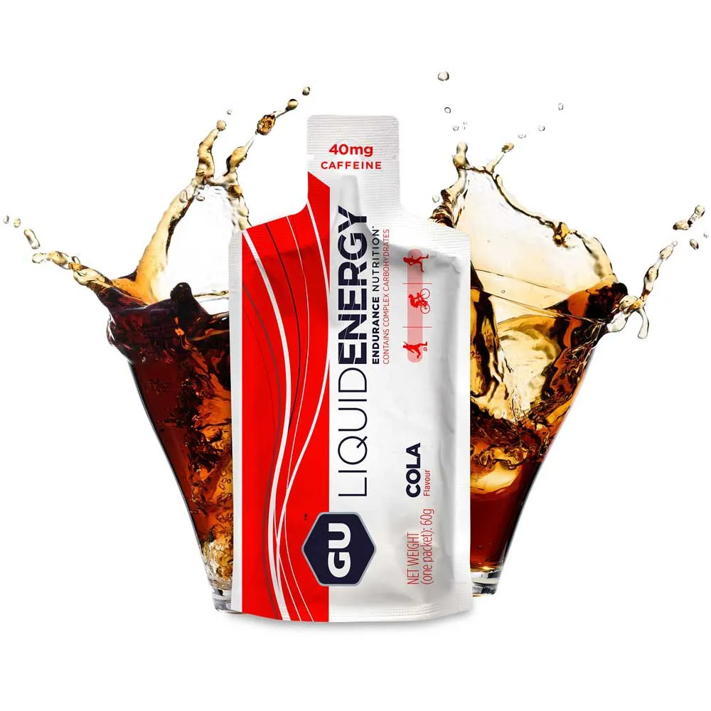 GU Liquid Boks Med Energigeler Kola 60g 12 Enheter, One size