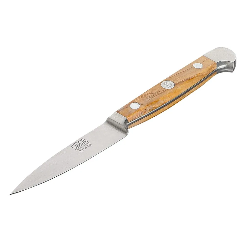 Güde Alpha Paring Kniv 8 Cm, Olive wood, One Size Güde Alpha Paring Kniv 8 Cm, Olive wood, One Size