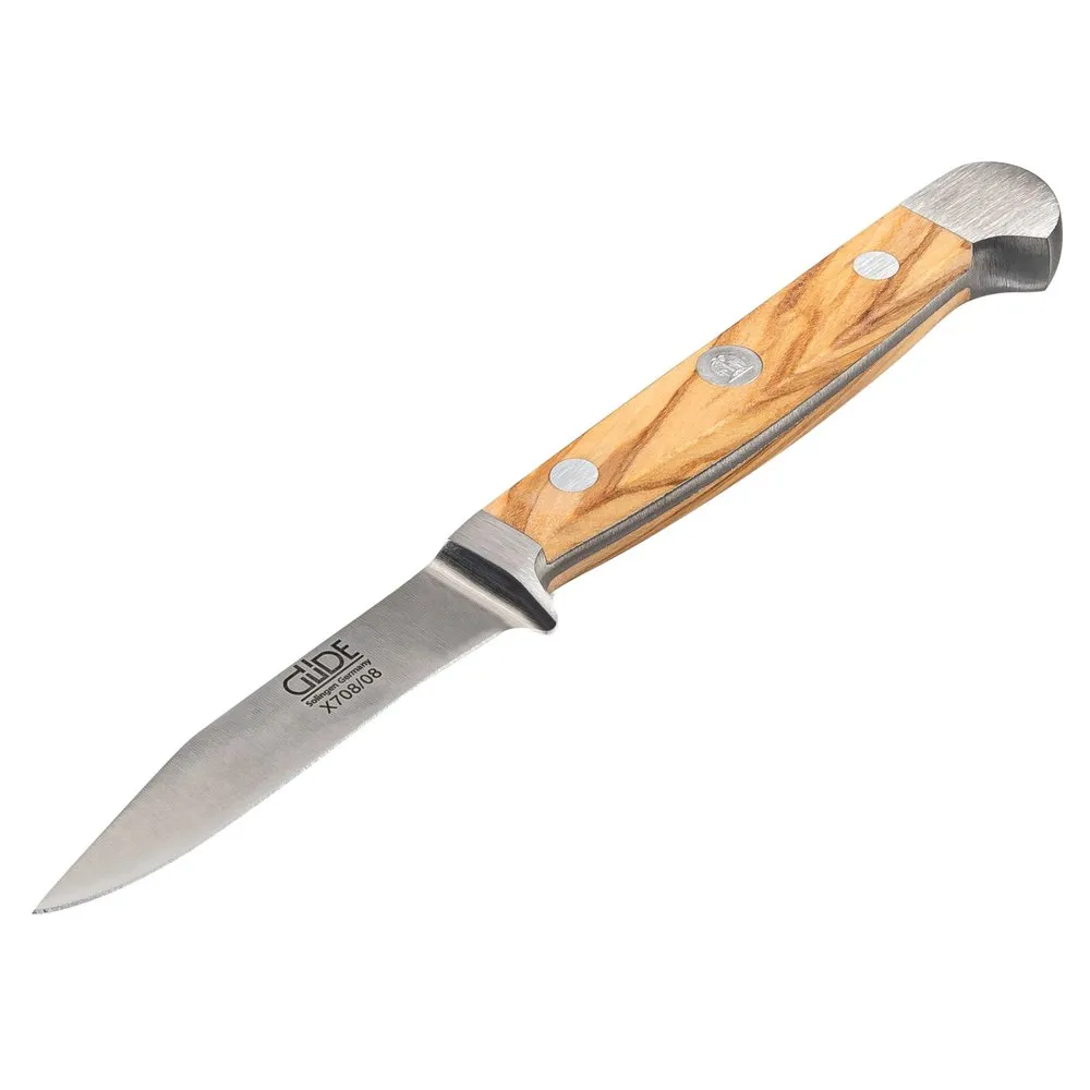Güde Alpha Vegetable 8 Cm Kniv, Olive wood, One Size Güde Alpha Vegetable 8 Cm Kniv, Olive wood, One Size