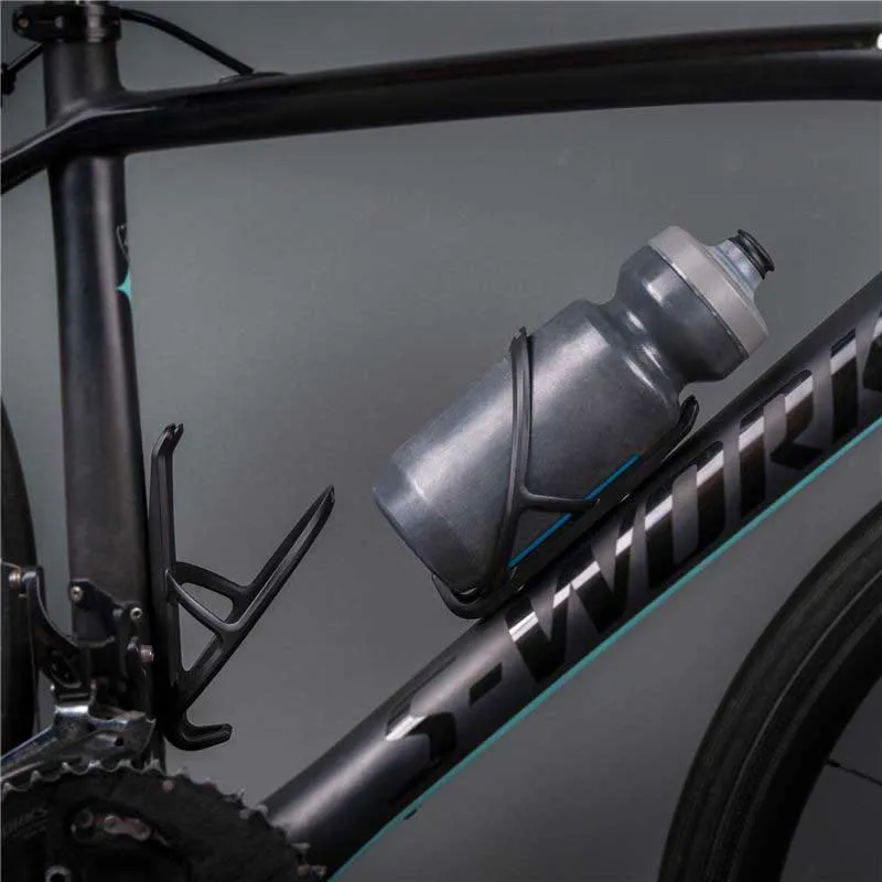 Guee Qing+ Carbon Flaskeholder, Black / black, One Size