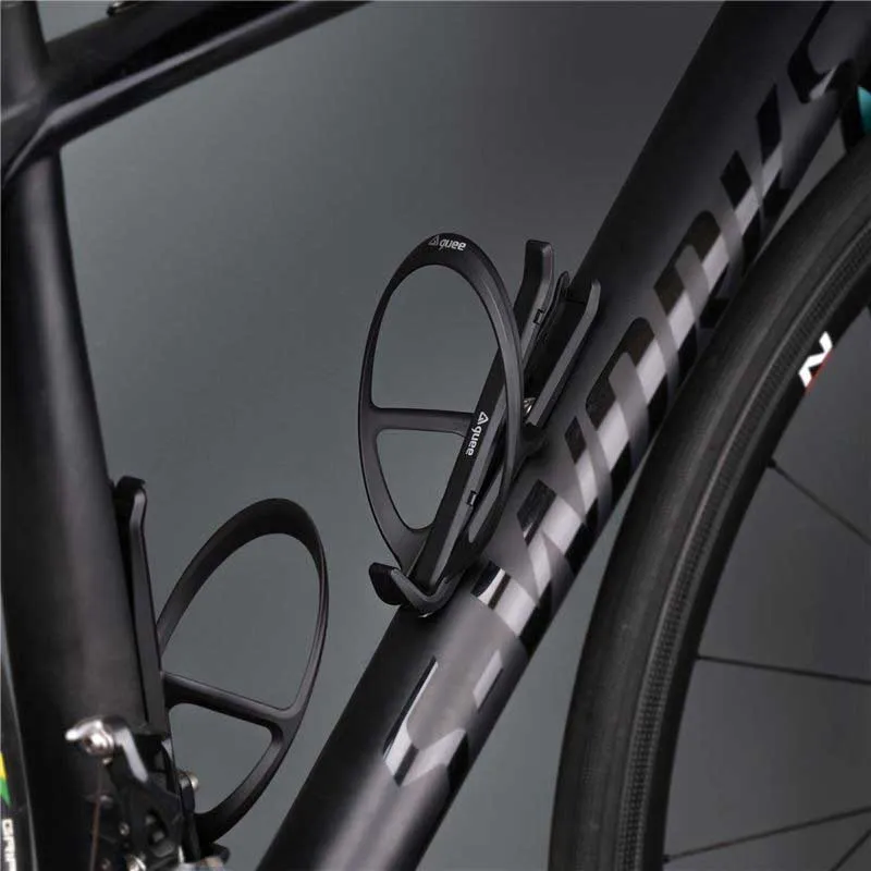 Guee Qing+ Carbon Flaskeholder, Black / black, One Size