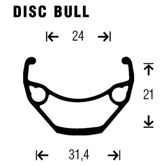 Gurpil 6b Disc Bull 26´´ 6b Disc Terrengsykkel Forhjul Gurpil 6b Disc Bull 26´´ 6b Disc Terrengsykkel Forhjul