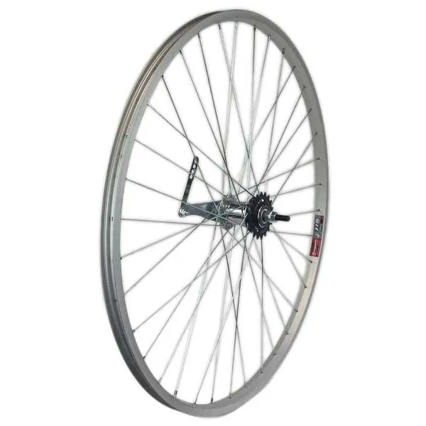 Gurpil Aluminium 700 Back-pedal Tubular Bakhjul, Silver, 9 x 110mm