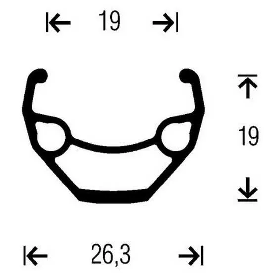 Gurpil Btt M475 27.5´´ 6b Disc Terrengsykkel Forhjul, Black, 9 x 100mm