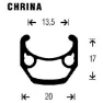 Gurpil Chrina Disc Tubular Forhjul