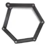 Gurpil Collapsible Foldelås, Black, 3.5 x 200mm