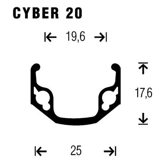 Gurpil Cyber 20 26´´ Terrengsykkel Forhjul