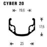 Gurpil Cyber 20 26´´ Terrengsykkel Forhjul