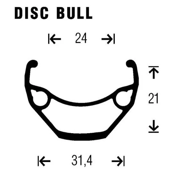 Gurpil Disc Bull 26´´ Cl Disc Mtb Bakhjul, Black, 9 x 135mm, Shimano/Sram HG