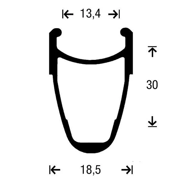 Gurpil Fixed Dp-18 Balls Disc Tubular Forhjul