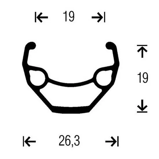 Gurpil Nainer Disc Intl 29´´ Terrengsykkel Forhjul, Black, 9 x 100mm
